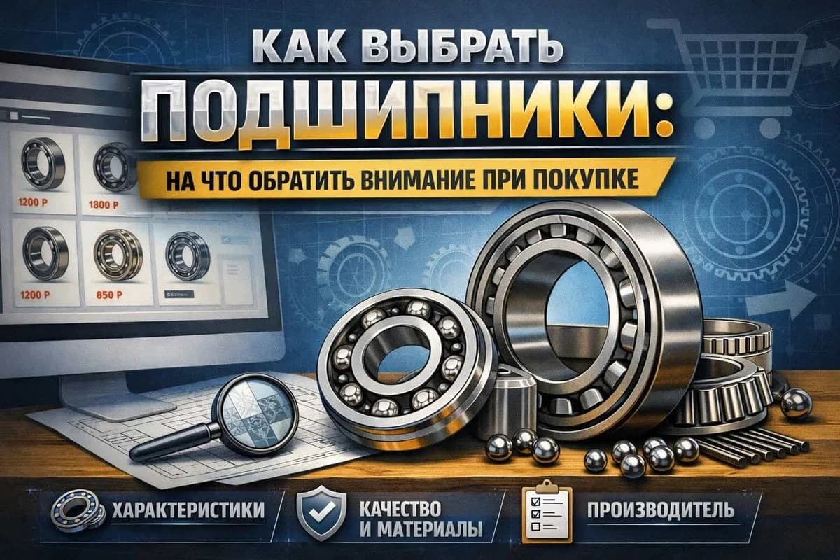 Как выбрать подшипники: на что обратить внимание при покупке
