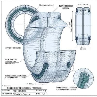 Spherical plain bearings.