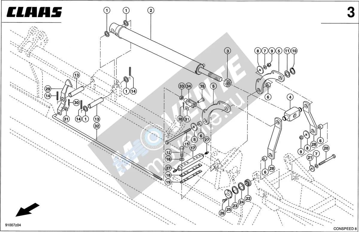 Подшипник 0002120220 CLAAS