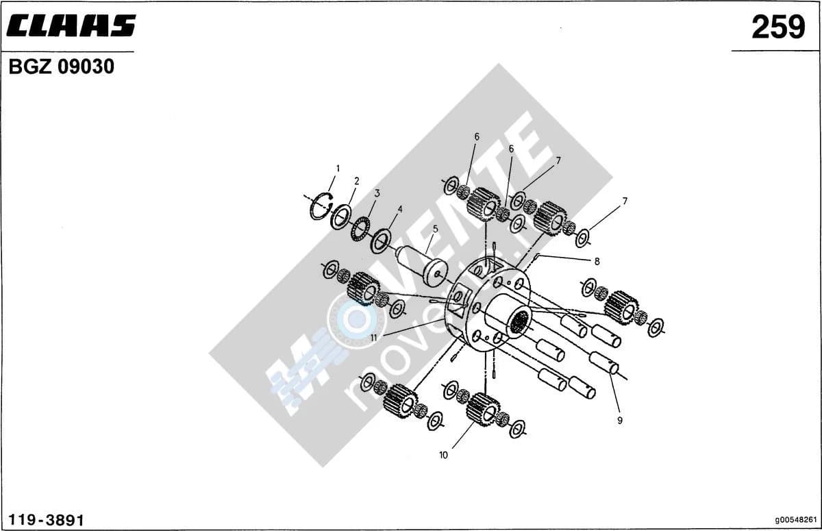 Подшипник 0003614470 CLAAS