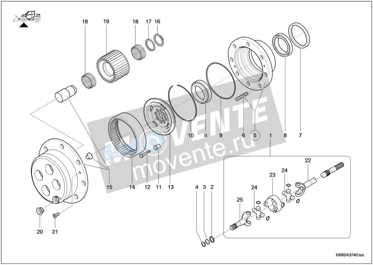 Подшипник 0013034020 CLAAS