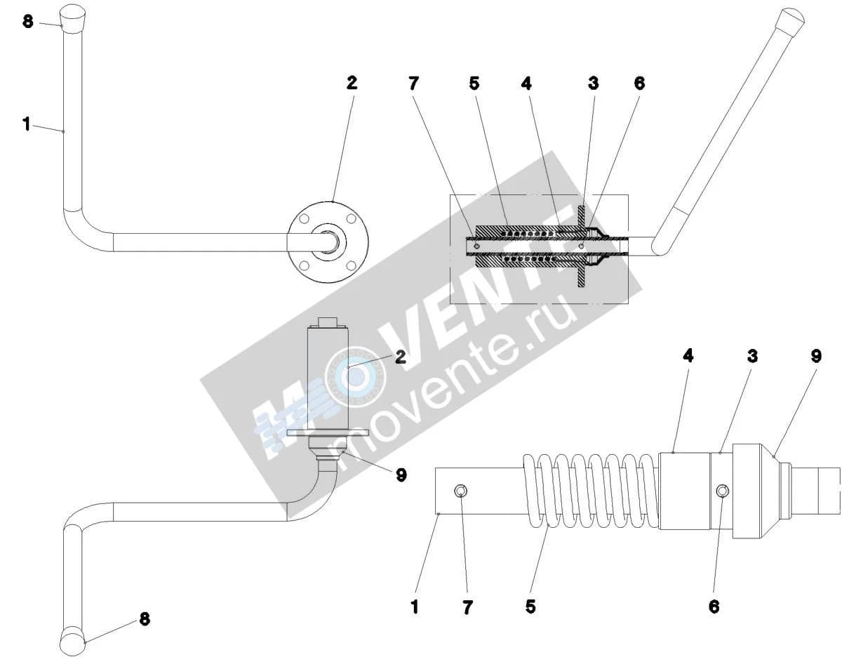 Подшипник скольжения 10215893 Liebherr