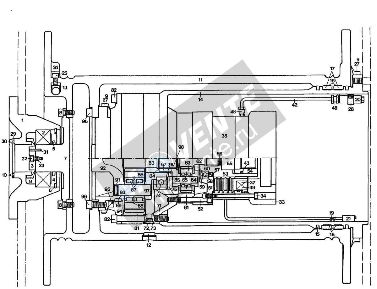 Подшипник сферический 746001908 Liebherr