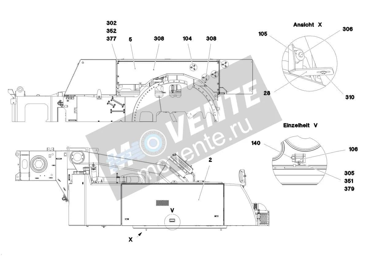 Подшипник круглый 10871075 Liebherr