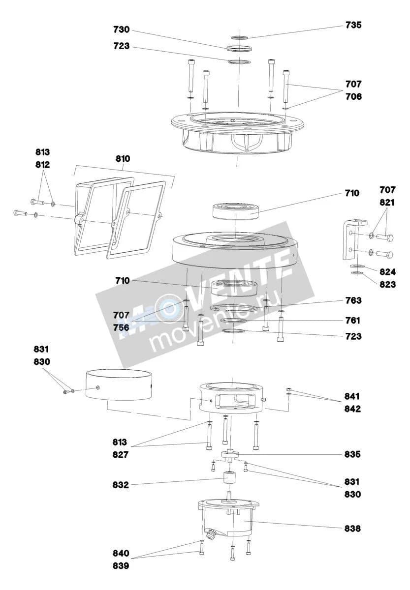 Шарикоподшипник радиальный 745166401 Liebherr