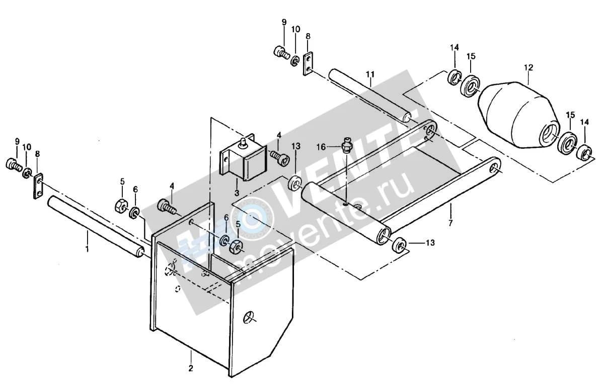Подшипник скольжения 941217808 Liebherr