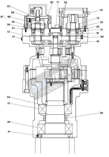 Роликоподшипник самоустанавливающийся 501549608 Liebherr
