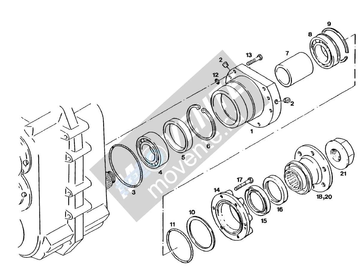 Шарикоподшипник радиальный 500929408 Liebherr
