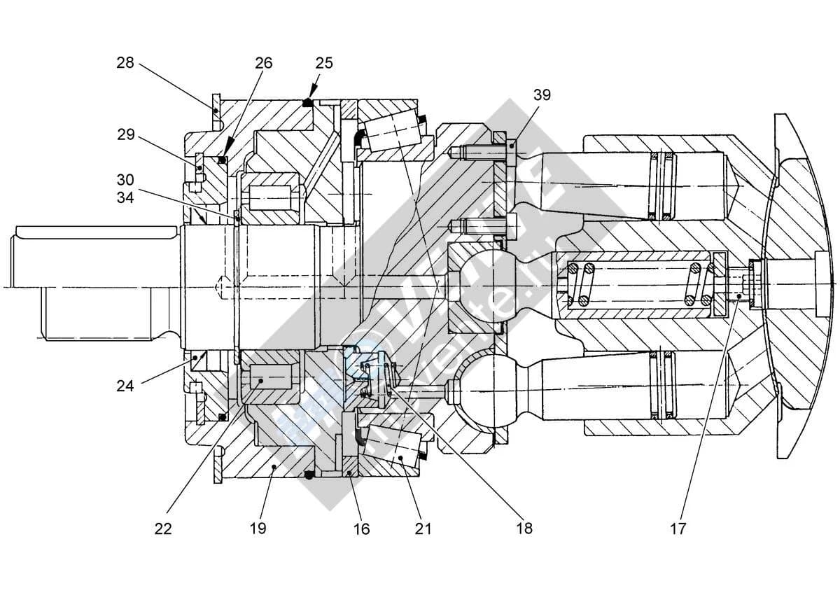 Роликоподшипник конический 10002060 Liebherr