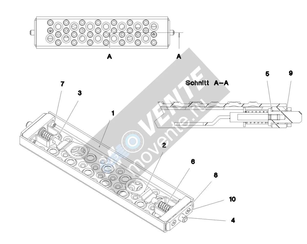 Подшипник скольжения 10801761 Liebherr