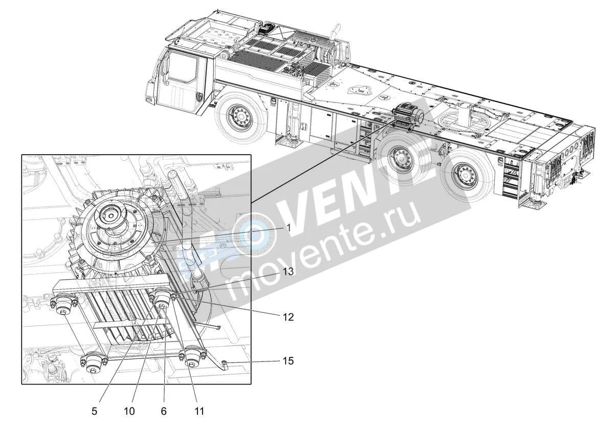 Подшипник конический 12101785 Liebherr