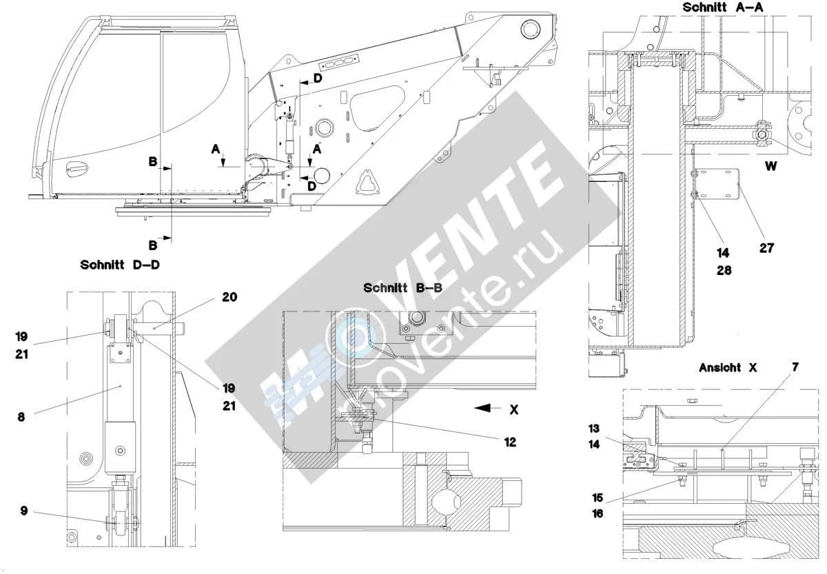 Подшипник 976641108 Liebherr
