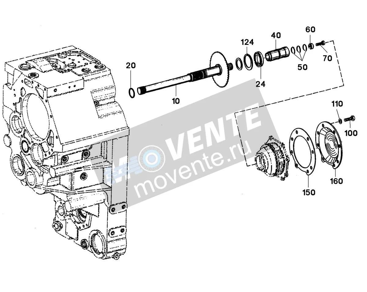 Шарикоподшипник радиальный 571682908 Liebherr