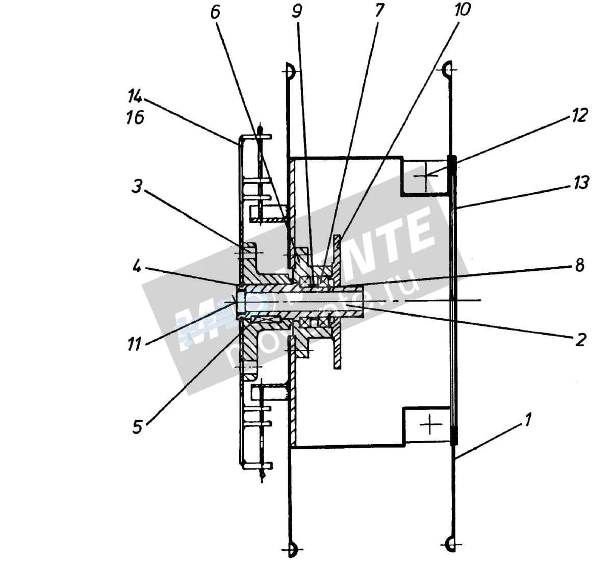 Шарикоподшипник радиальный 745120801 Liebherr