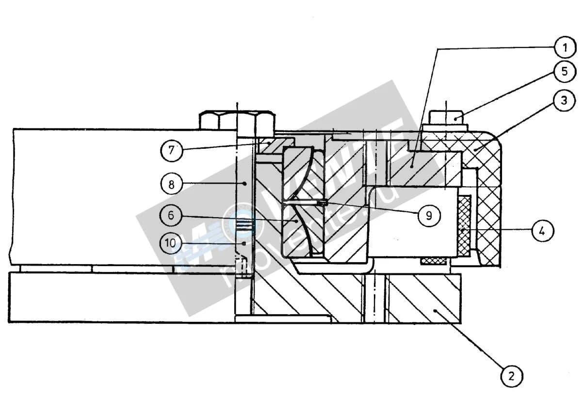 Подшипник шарнира 746917608 Liebherr
