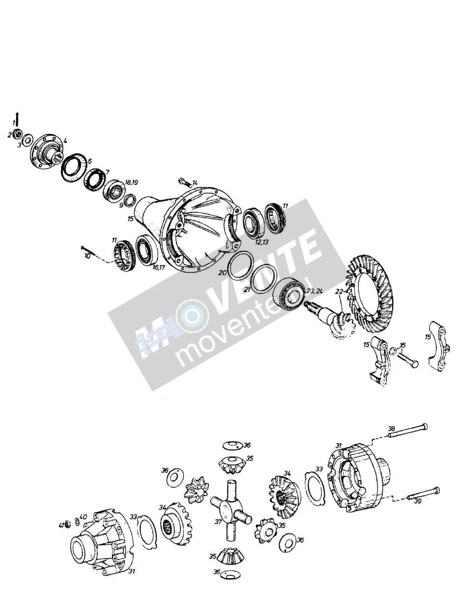 Комплект подшипников 530603808 Liebherr