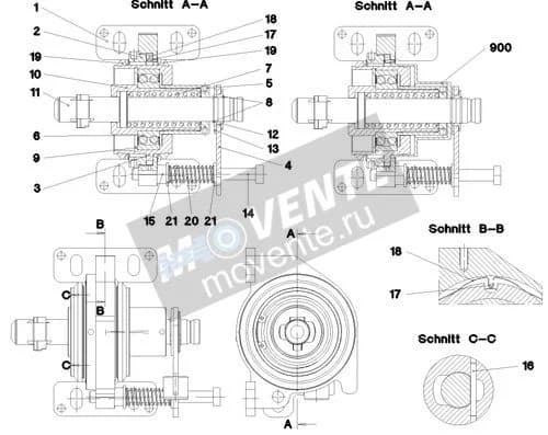 Шарикоподшипник самоустанавливающийся 10813692 Liebherr