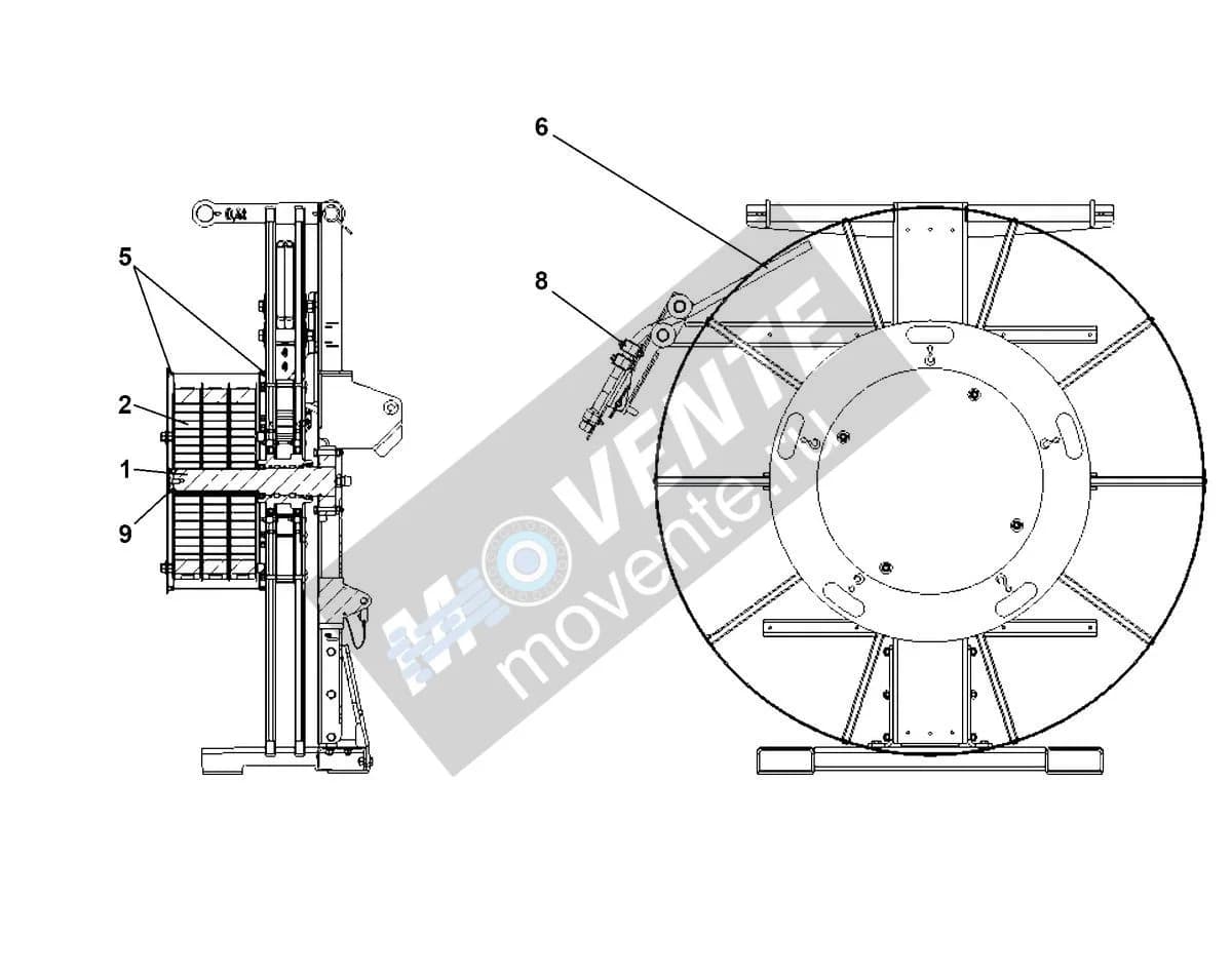 Шарикоподшипник радиальный 12106773 Liebherr