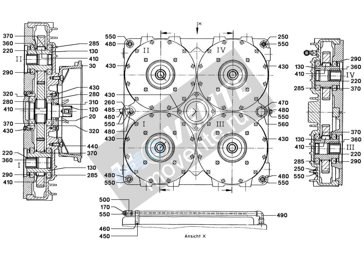 Шарикоподшипник радиальный 571826908 Liebherr