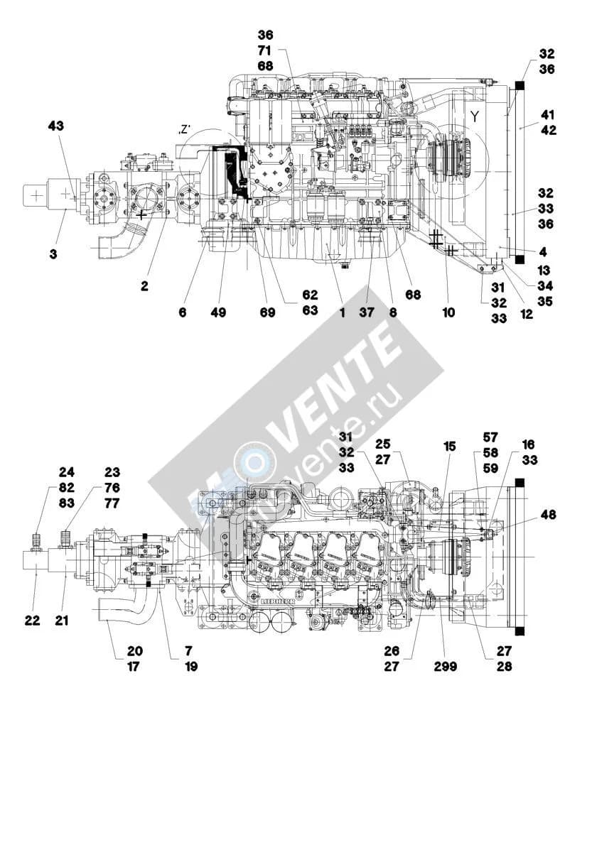 Подшипник круглый 726905008 Liebherr