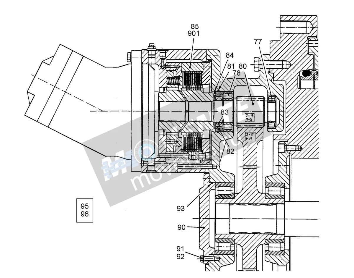 Роликоподшипник с цилиндрическими роликами 4000458 Liebherr