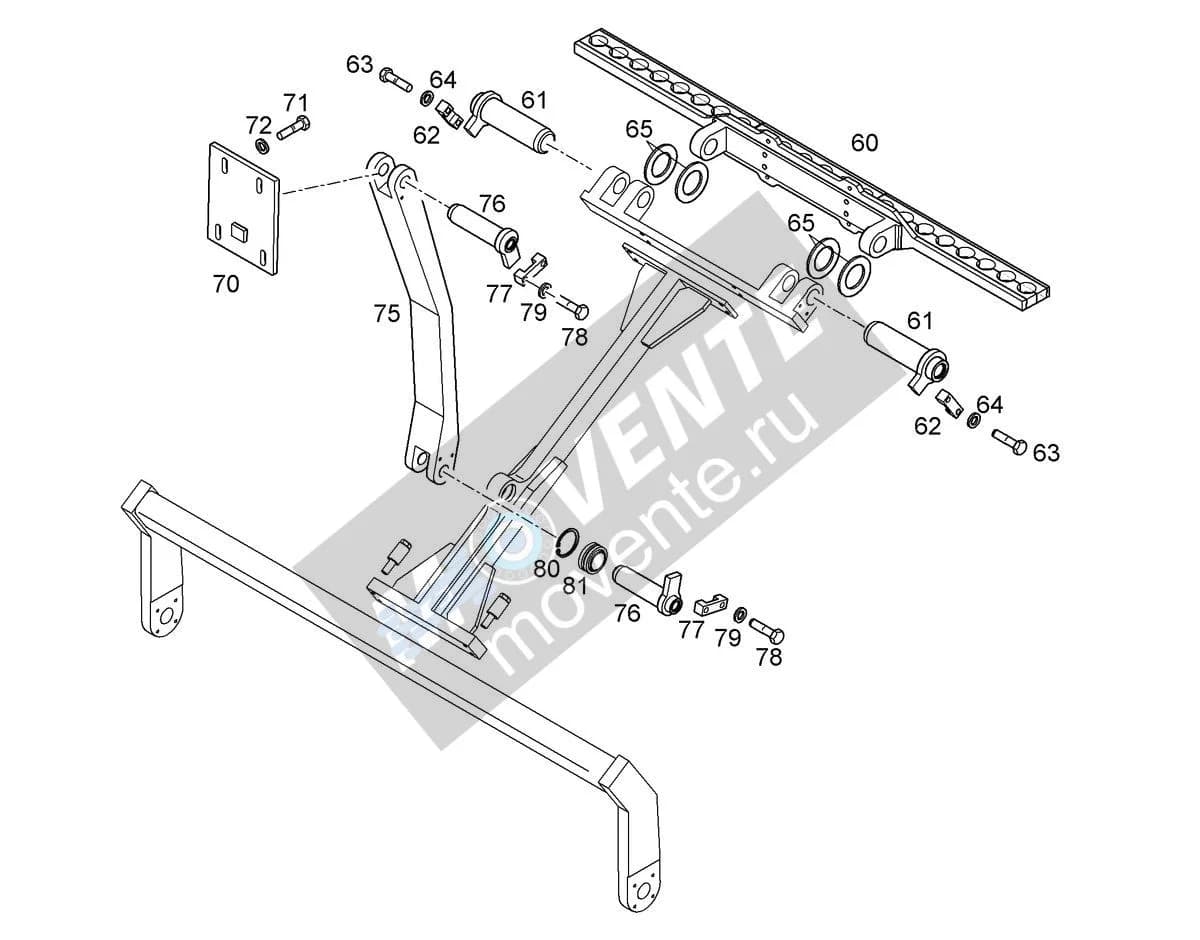 Подшипник шарнира 7001800 Liebherr