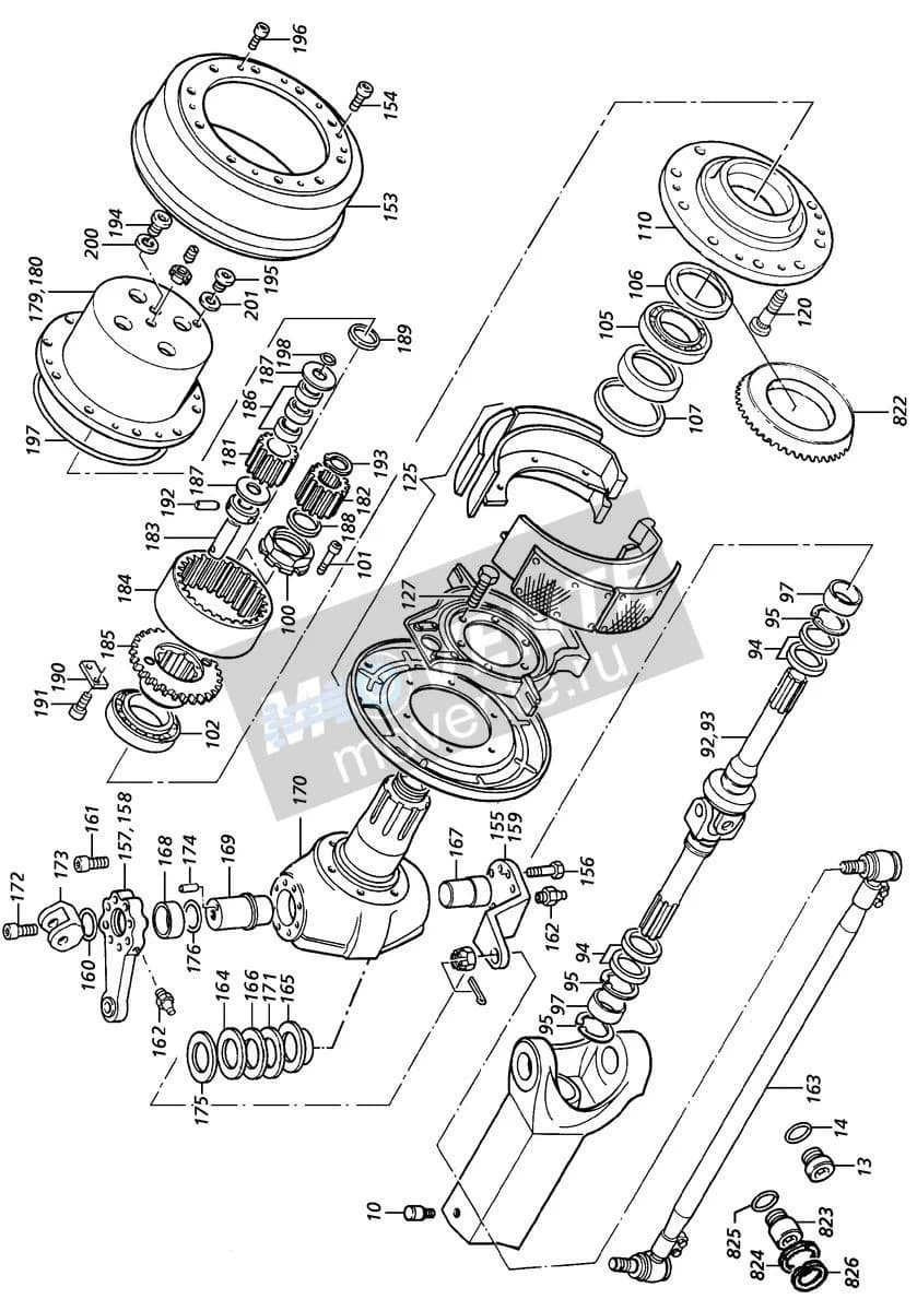 Роликоподшипник с цилиндрическими роликами 571097308 Liebherr