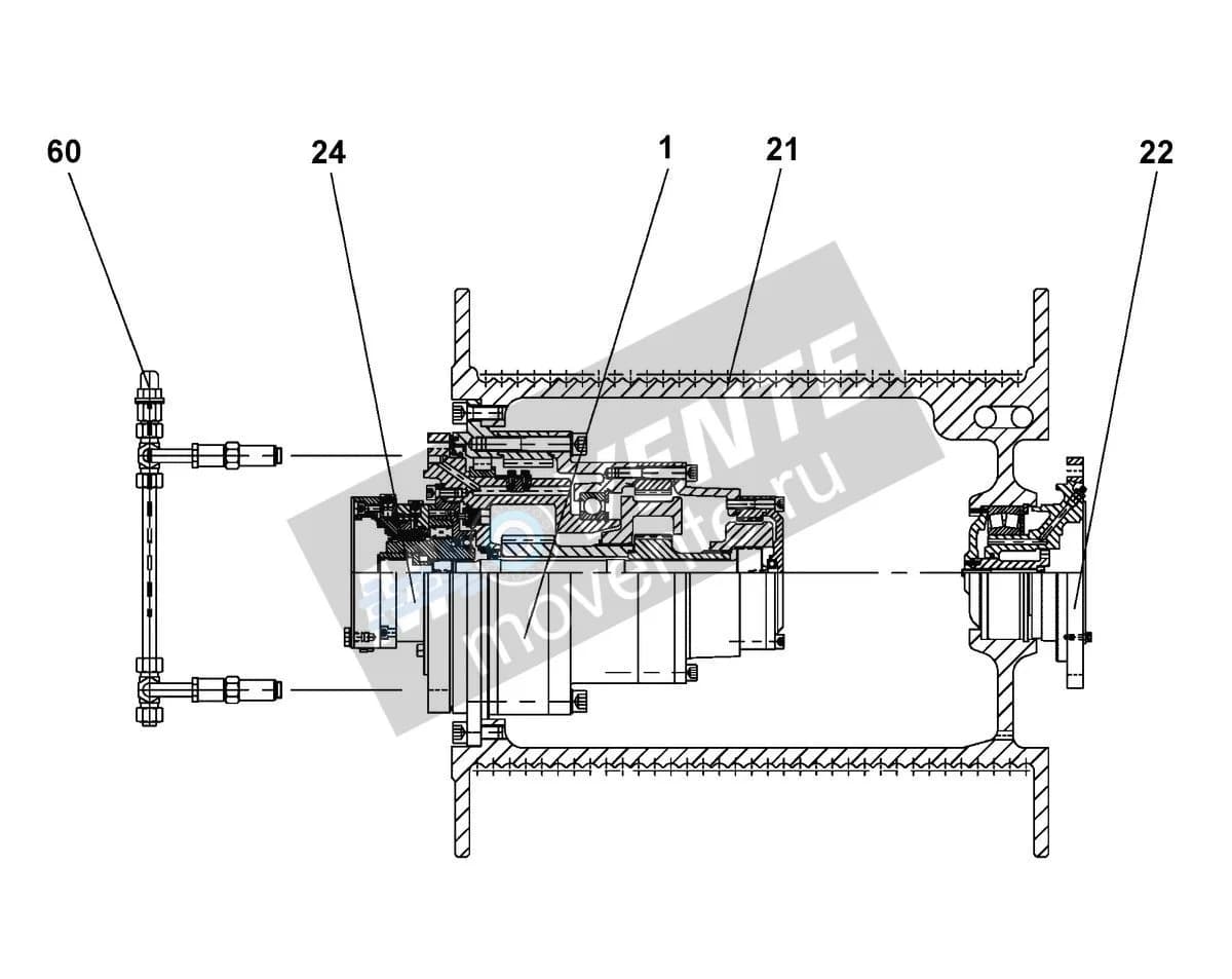 Комплект подшипников 11088173 Liebherr
