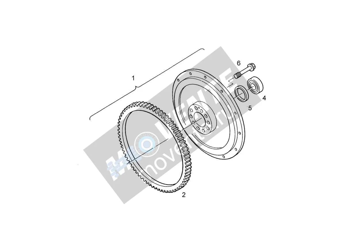 Шарикоподшипник радиальный 10343308 Liebherr