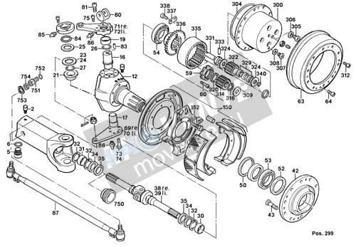 Роликоподшипник с цилиндрическими роликами 746413901 Liebherr