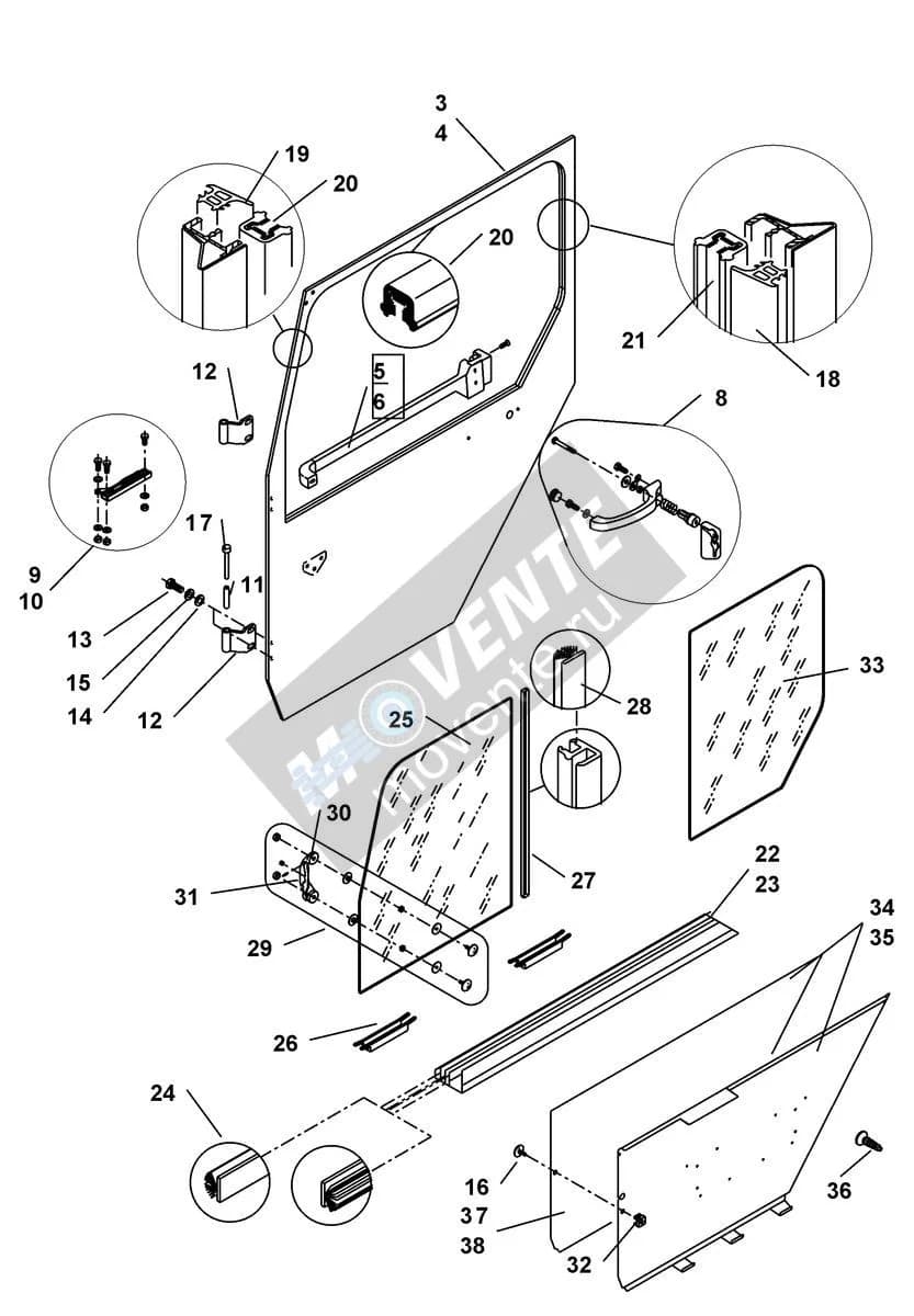 Подшипник скольжения 10028093 Liebherr