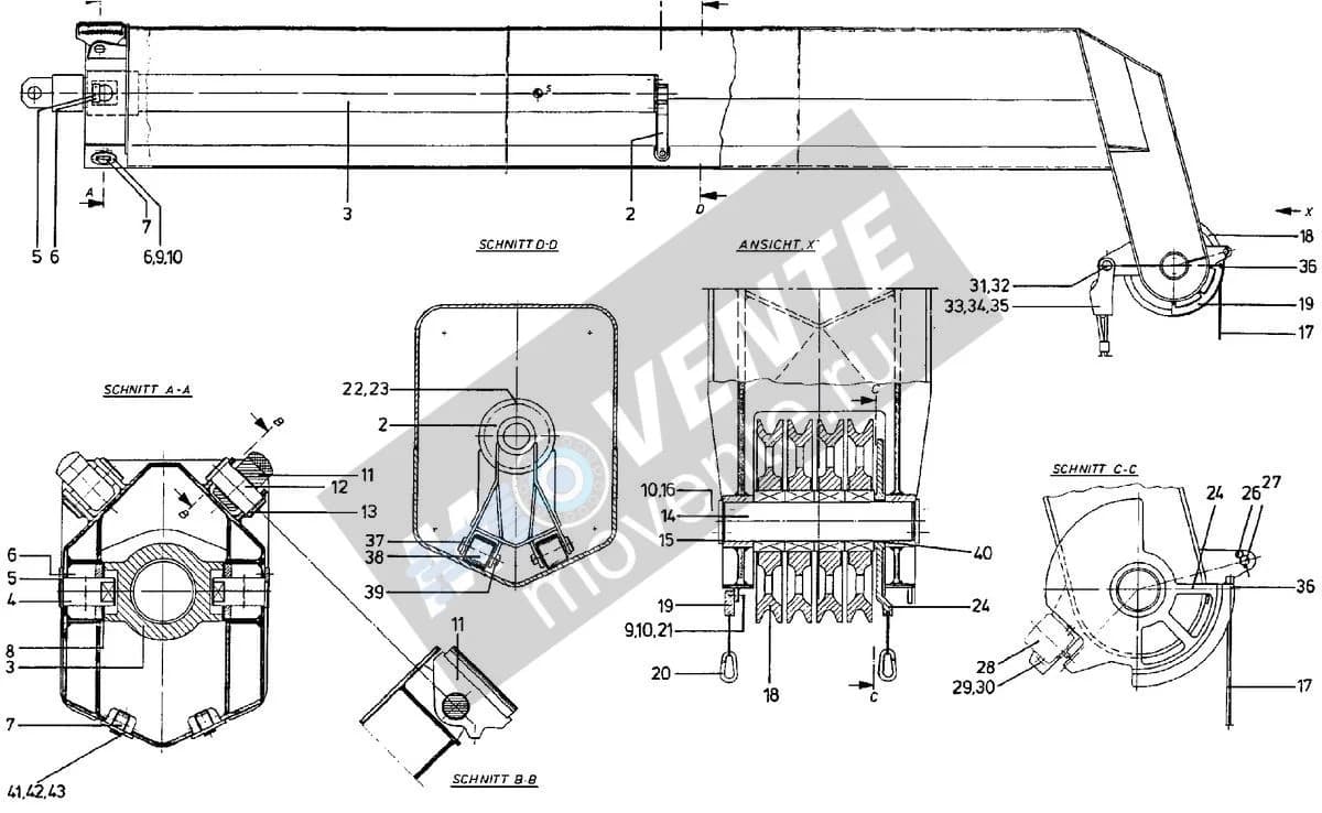 Подшипник цилиндра 924771408 Liebherr