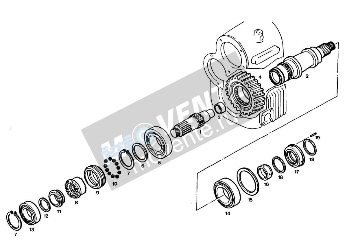 Роликоподшипник конический 746231208 Liebherr