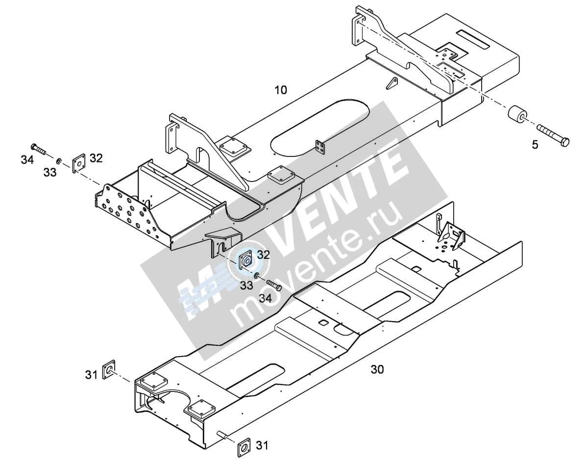 Подшипник натяжной 5611874 Liebherr