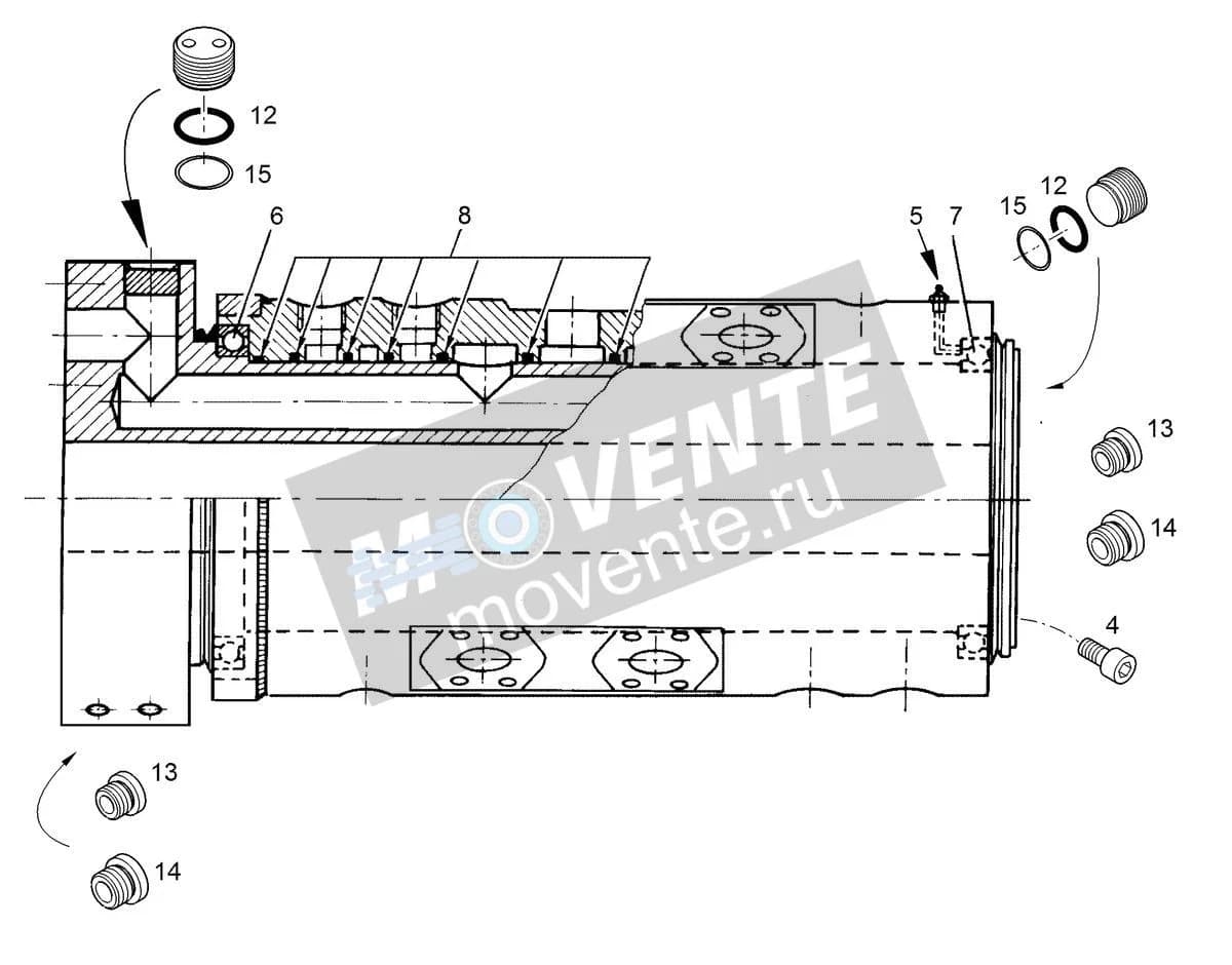 Шарикоподшипник 7372295 Liebherr