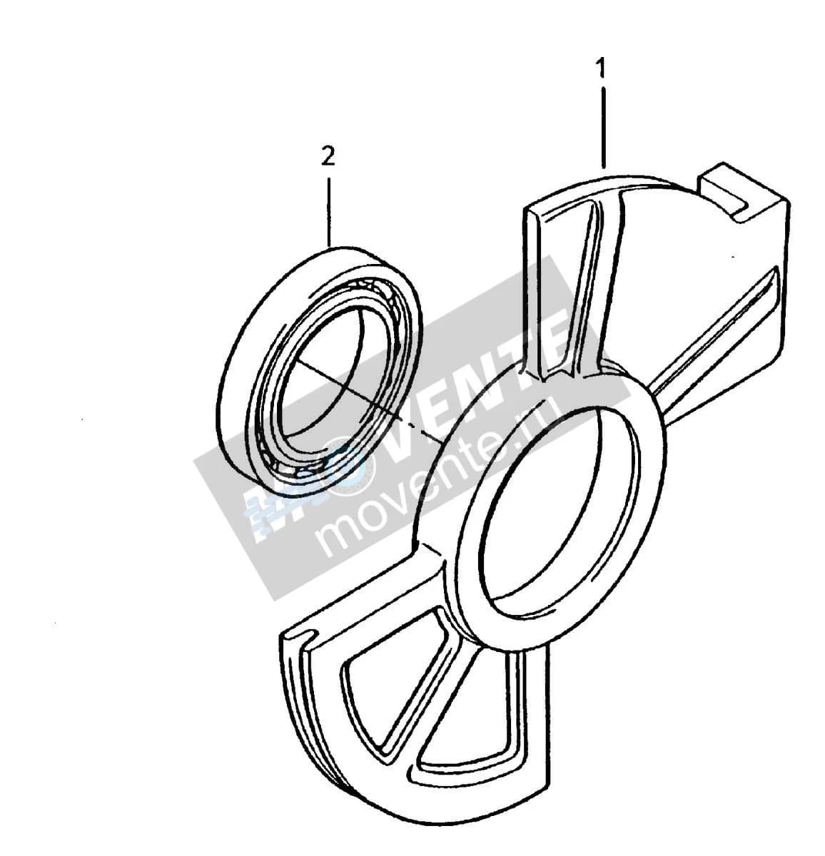 Шарикоподшипник радиальный 745137208 Liebherr