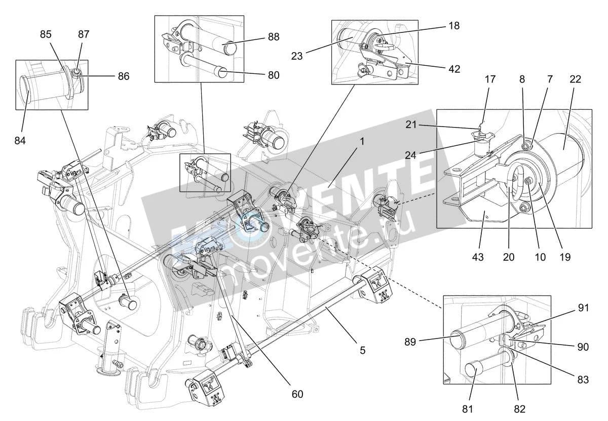 Подшипник фланцевый 10650289 Liebherr