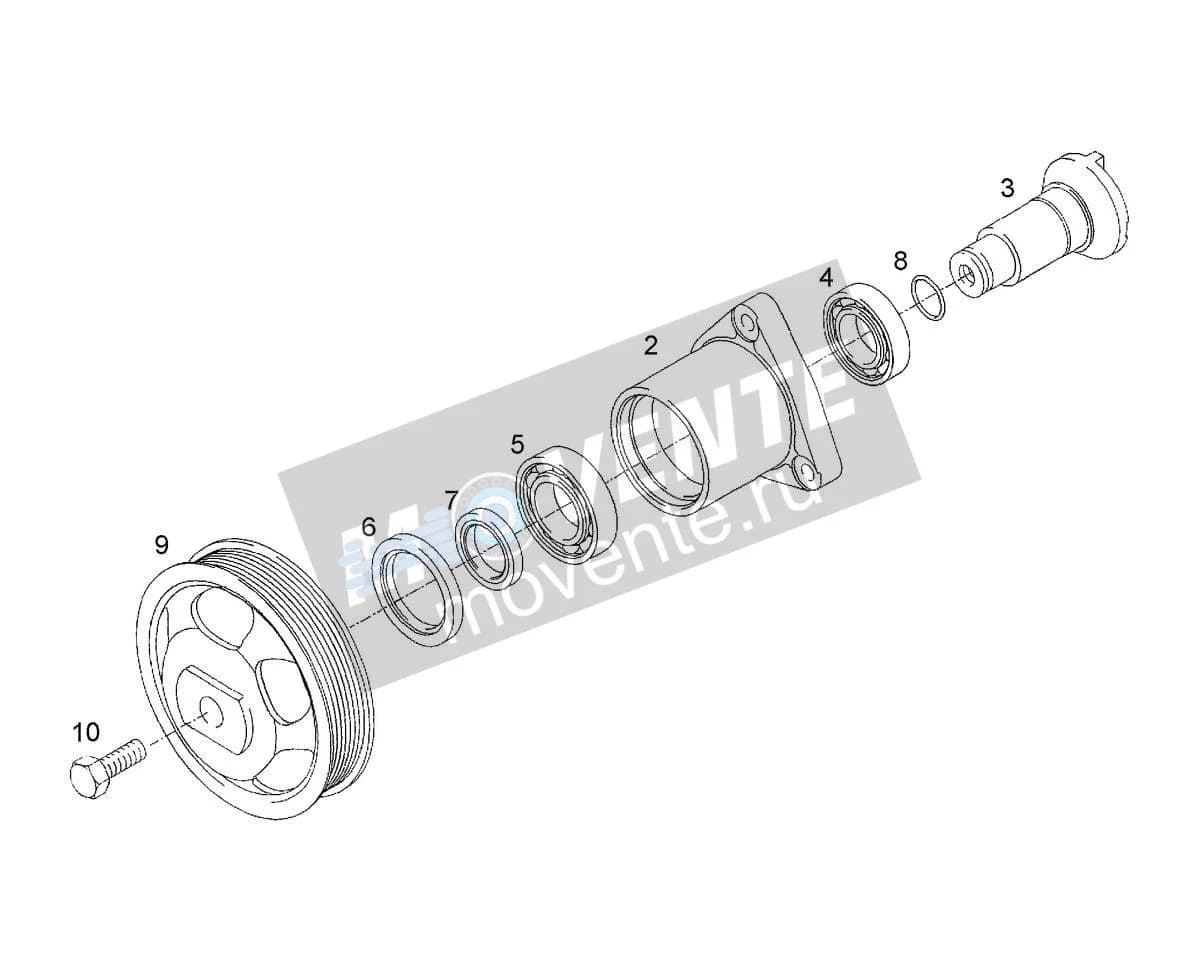 Шарикоподшипник радиальный 745139101 Liebherr