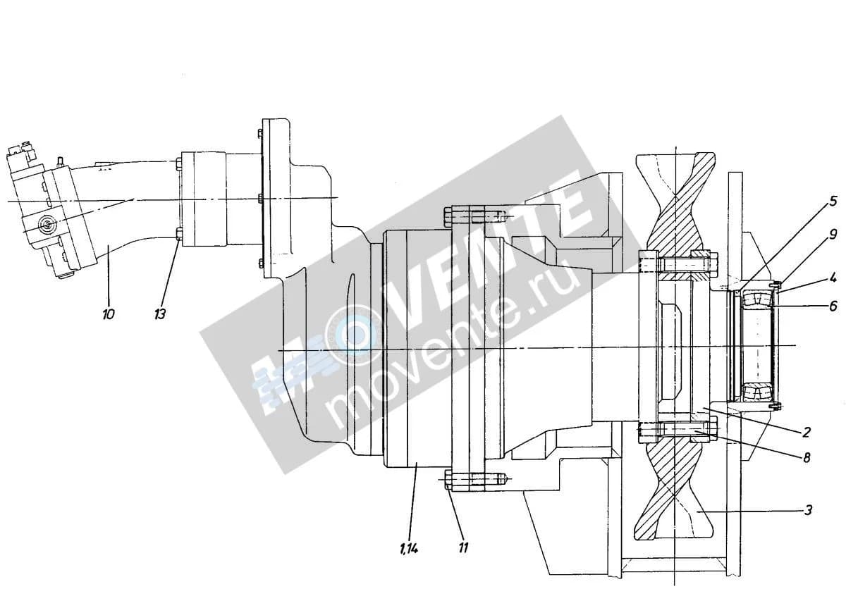 Роликоподшипник самоустанавливающийся 745132108 Liebherr