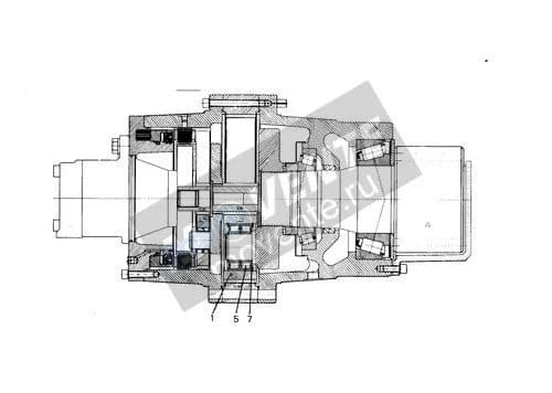 Роликоподшипник с цилиндрическими роликами 746410901 Liebherr