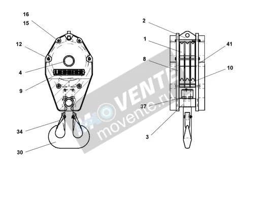 Подшипник с цилиндрическими роликами 746607908 Liebherr