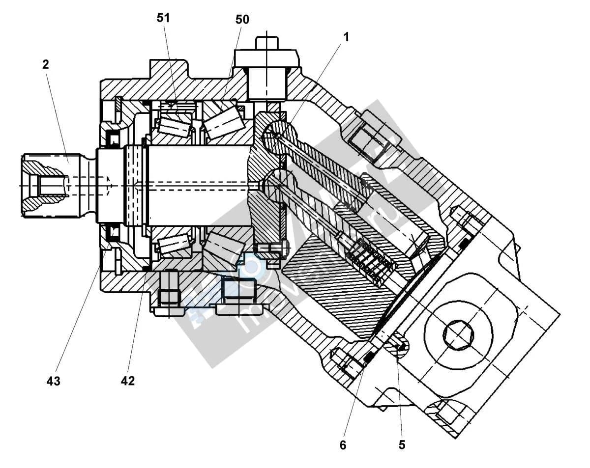 Роликоподшипник конический 10293775 Liebherr