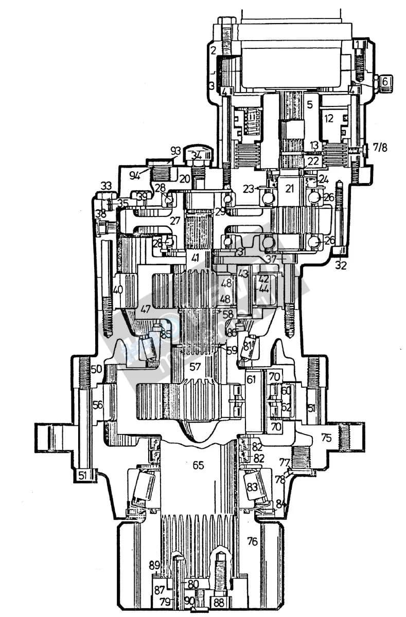 Роликоподшипник с цилиндрическими роликами 746332108 Liebherr