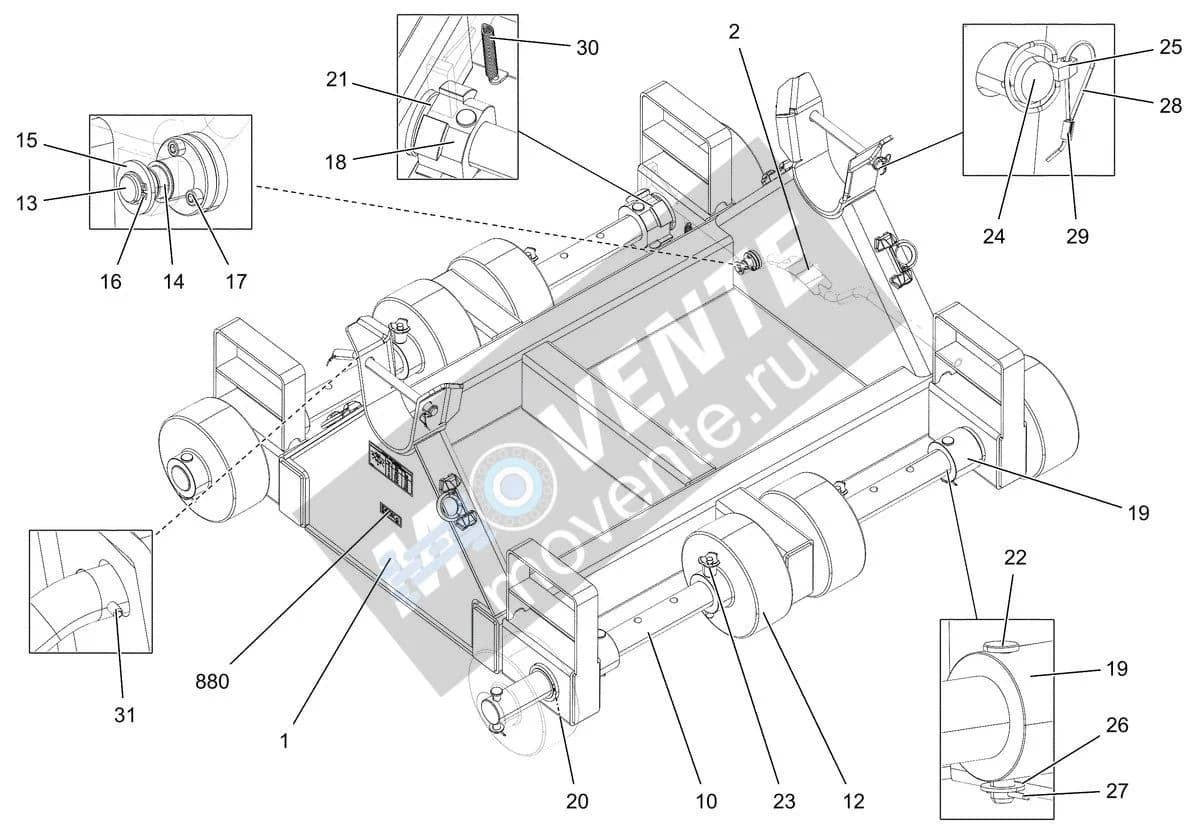 Подшипник скольжения 12100271 Liebherr