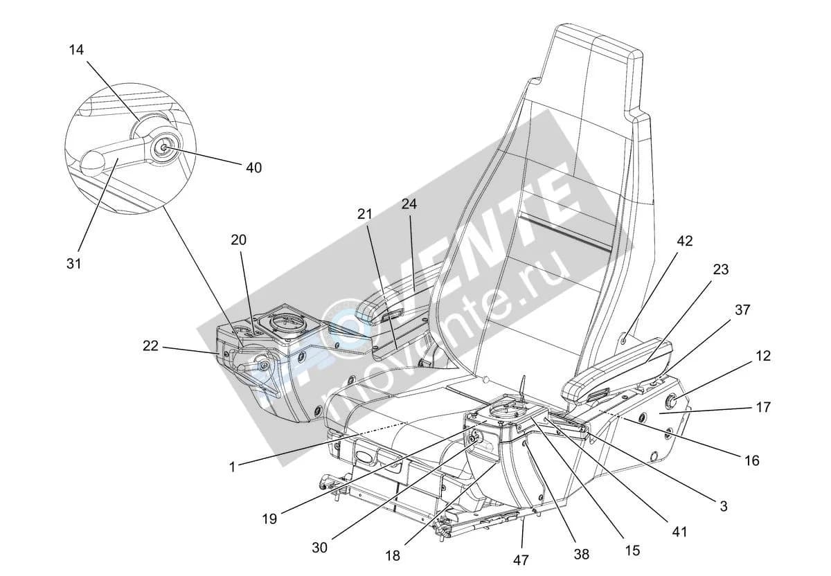 Подшипник скольжения упорный 10424489 Liebherr