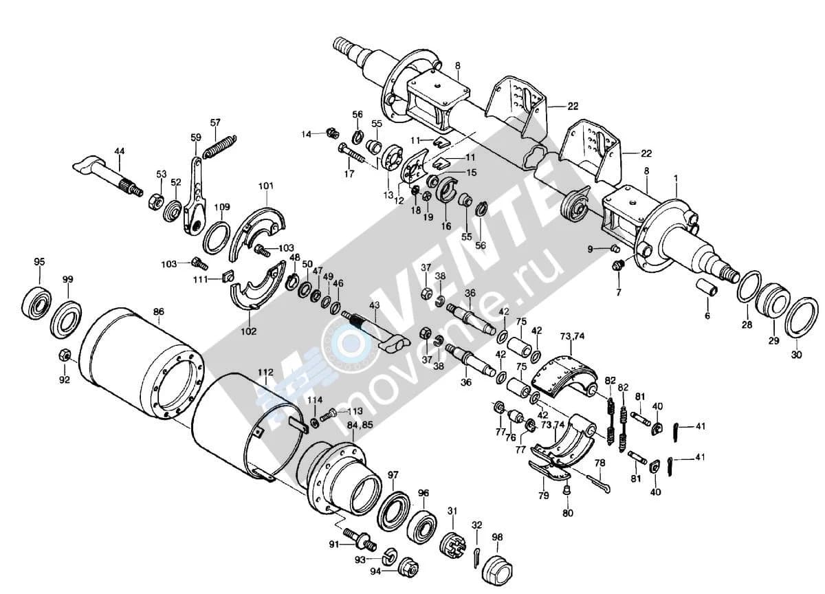 Роликоподшипник конический 746251208 Liebherr