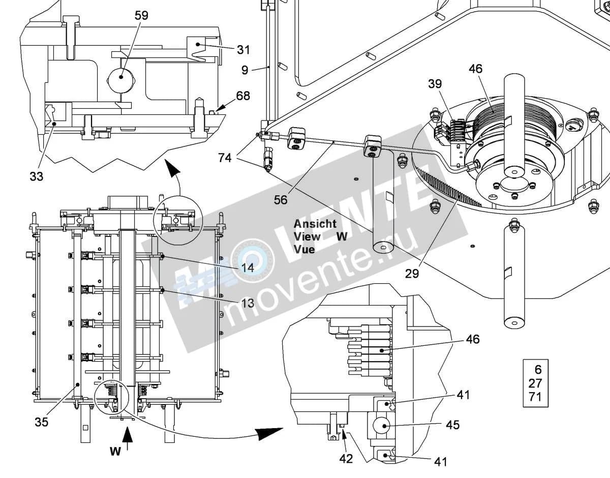Шарикоподшипник радиальный 10802513 Liebherr