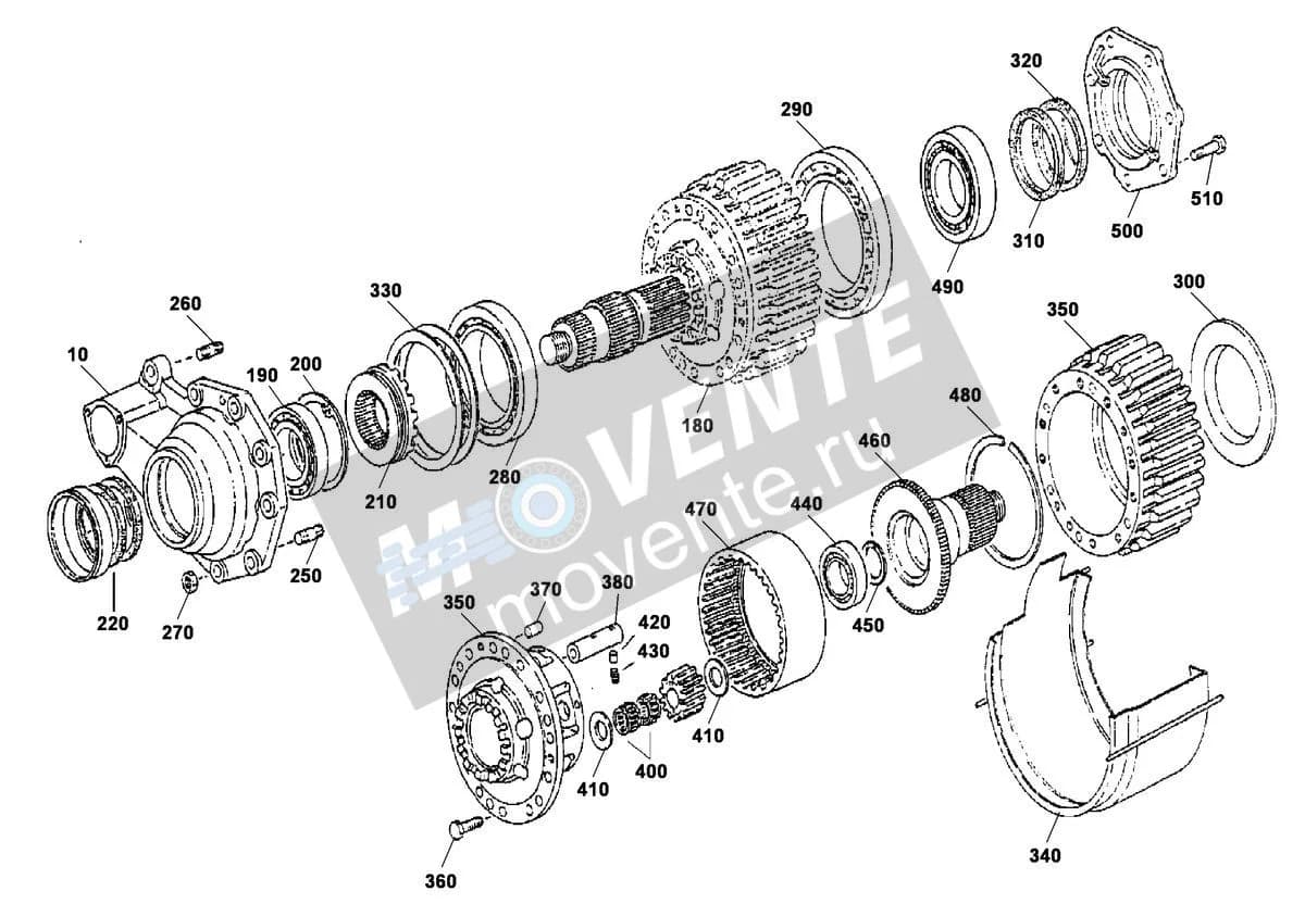 Роликоподшипник с цилиндрическими роликами 746311908 Liebherr