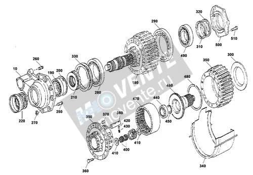Роликоподшипник с цилиндрическими роликами 746311908 Liebherr
