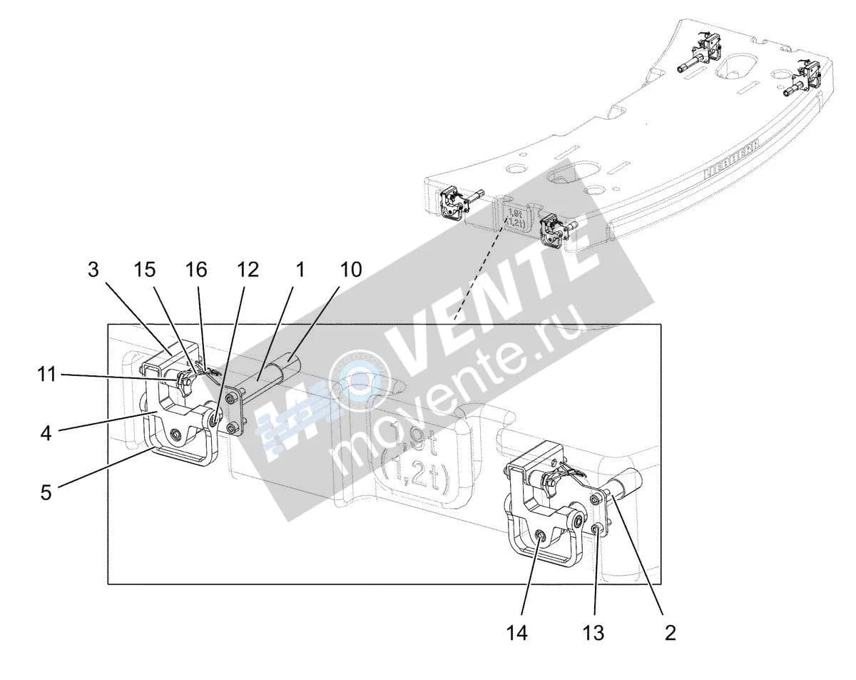 Подшипник скольжения 10488516 Liebherr